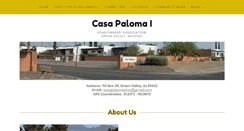 Desktop Screenshot of casapaloma1.org