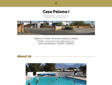 Tablet Screenshot of casapaloma1.org
